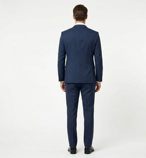 Midnight Obsidian Executive Navy 2-Piece Suit-suits-VogueNThreads
