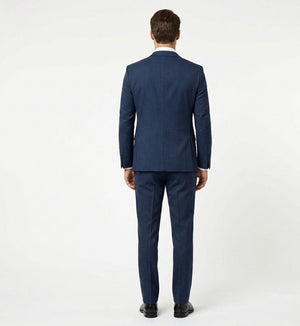 Midnight Obsidian Executive Navy 3-Piece Suit-suits-VogueNThreads