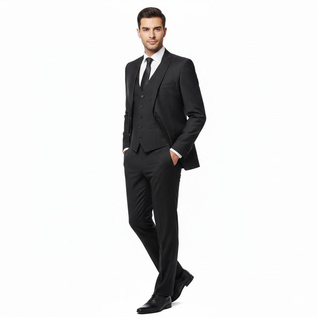 Obsidian Ink – Executive 3-Piece Suit-suits-VogueNThreads