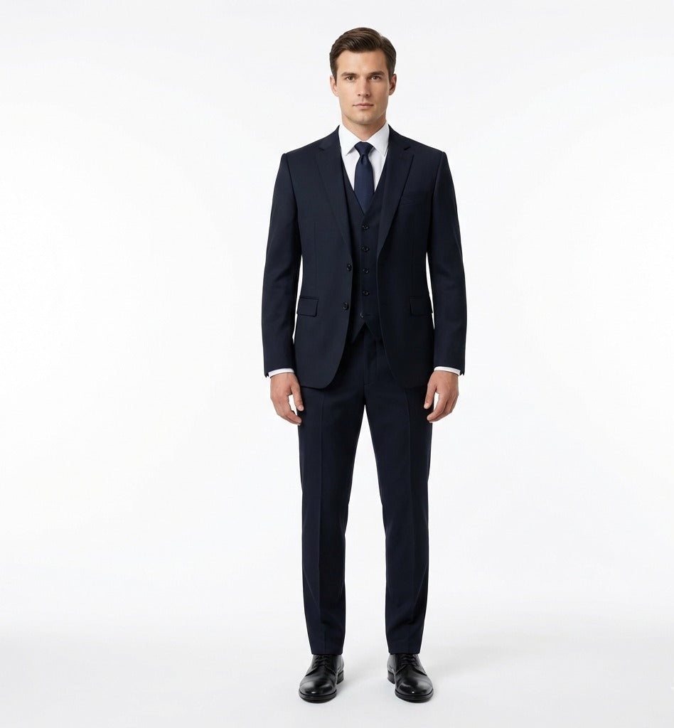 Obsidian Ink – Executive 3-Piece Suit-suits-VogueNThreads