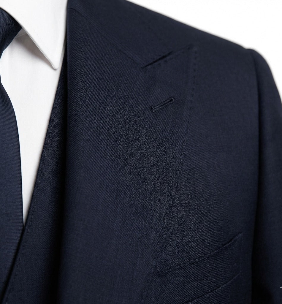 Obsidian Midnight Executive 3-Piece Suit-suits-VogueNThreads