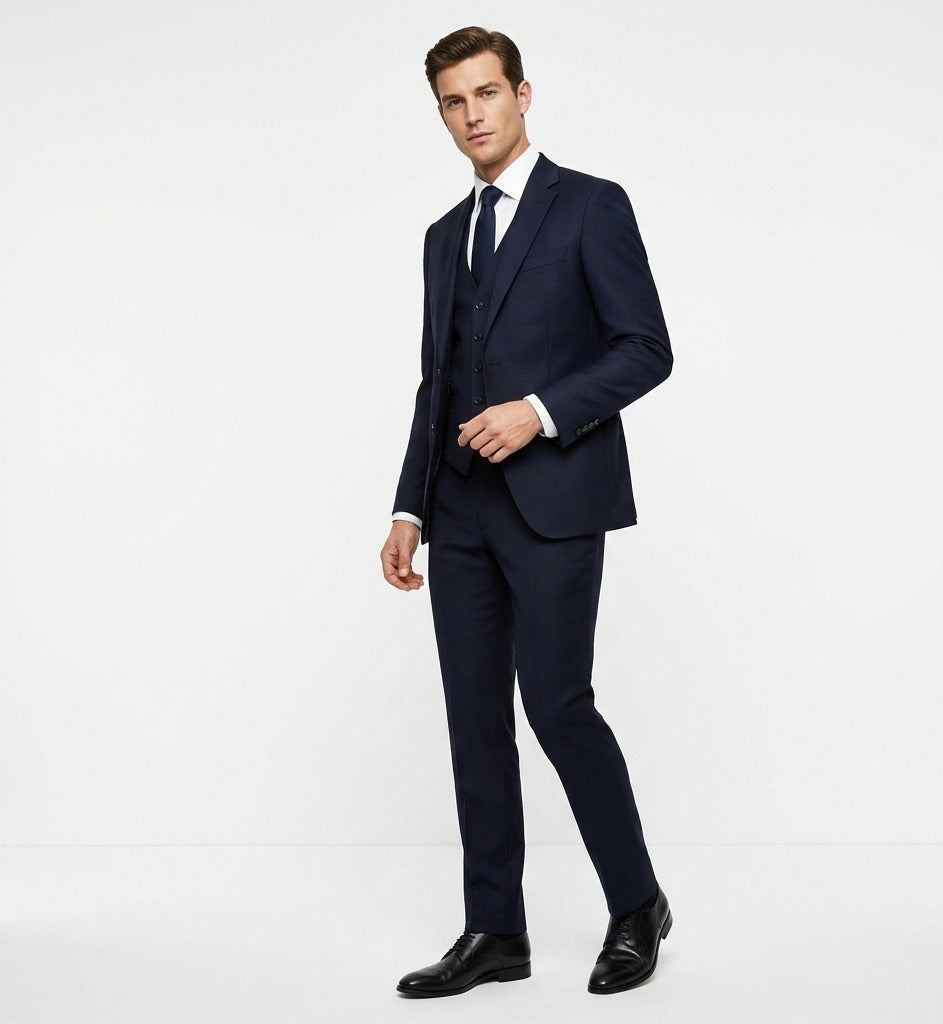 Obsidian Midnight Executive 3-Piece Suit-suits-VogueNThreads