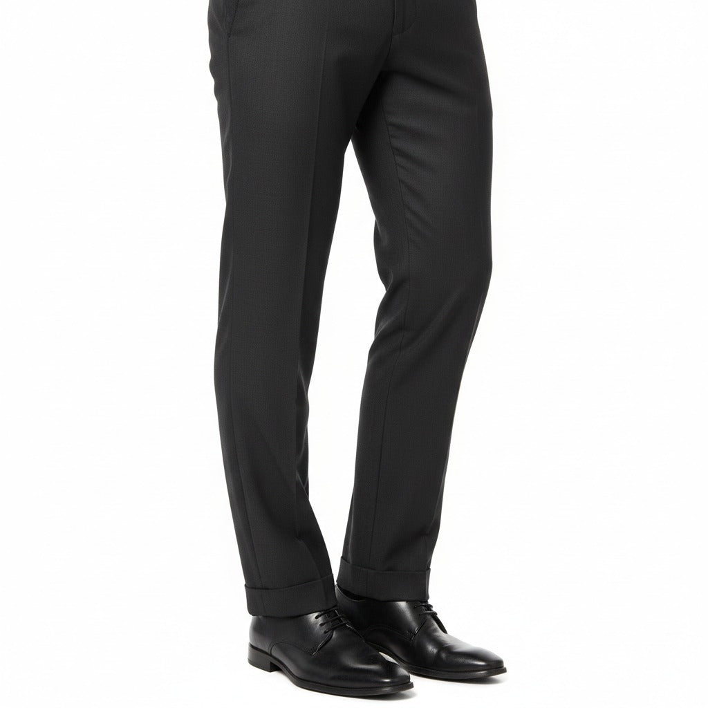 Onyx Obsidian Black – Executive 3-Piece Suit-suits-VogueNThreads
