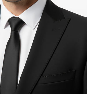 Onyx Obsidian Black – Premium 2-Piece Suit-suits-VogueNThreads