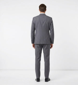 Pewter Steel Executive 2-Piece Suit-VogueNThreads