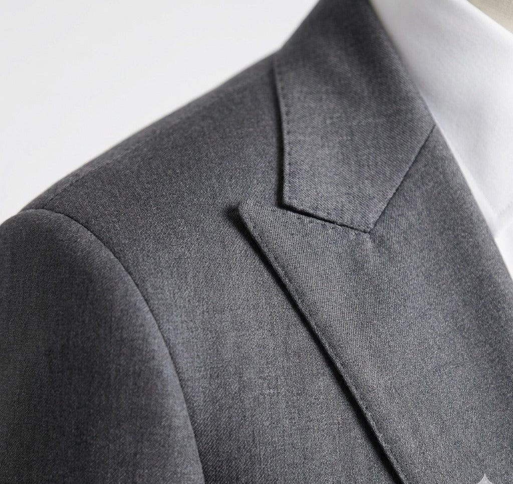 Pewter Steel Executive 2-Piece Suit-VogueNThreads