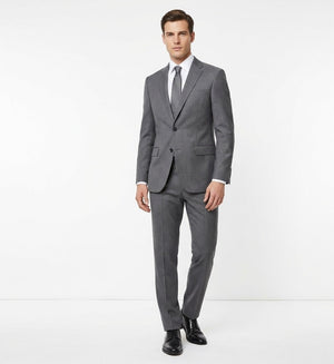 Pewter Steel Executive 2-Piece Suit-VogueNThreads