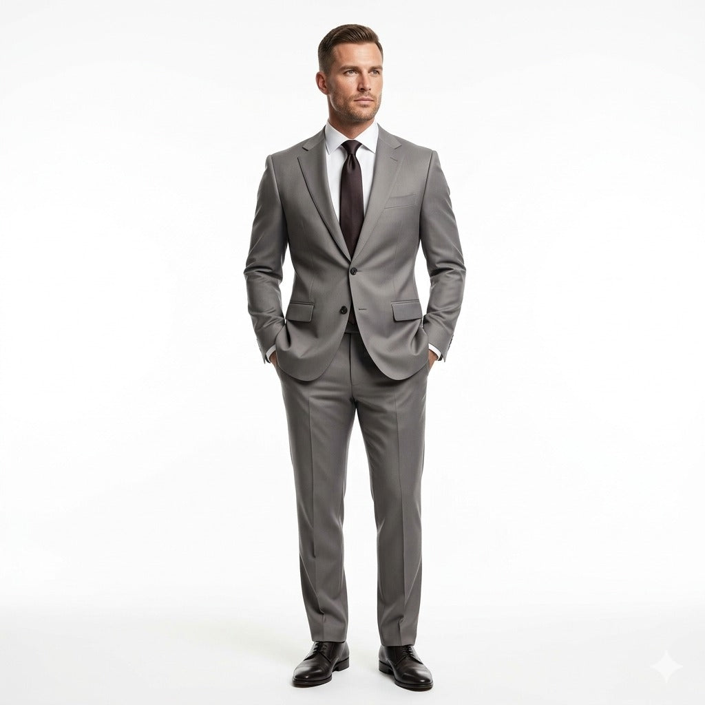 Silver Mist Executive 2-Piece Suit-suits-VogueNThreads