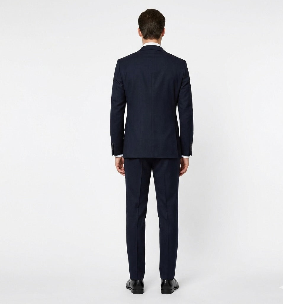 Steel Cobalt Executive 2-Piece Suit-suits-VogueNThreads