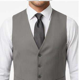 Steel Slate Twill – Executive 3-Piece Suit-suits-VogueNThreads