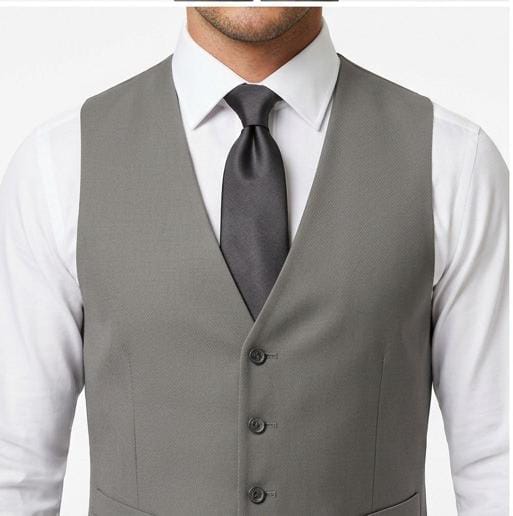 Steel Slate Twill – Executive 3-Piece Suit-suits-VogueNThreads