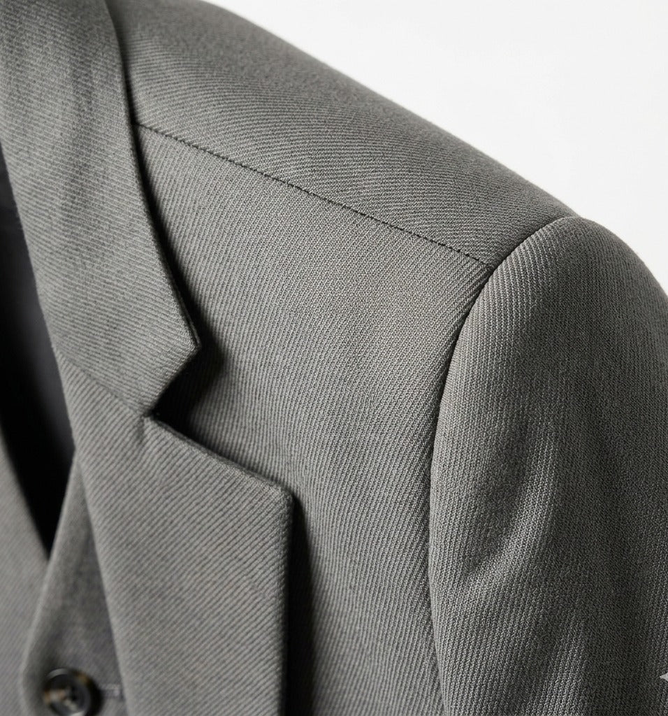 Steel Slate Twill – Premium 2-Piece Suit-VogueNThreads