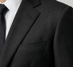 The Essential Charcoal Black 2-Piece Suit | Tailored Fit-suits-VogueNThreads
