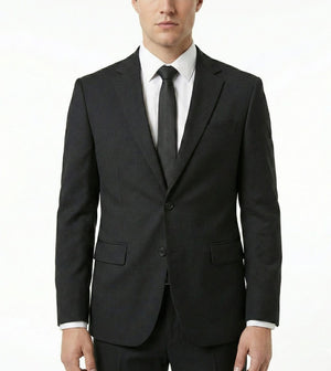 The Essential Jet Black 2-Piece Suit | Tailored Fit-suits-VogueNThreads