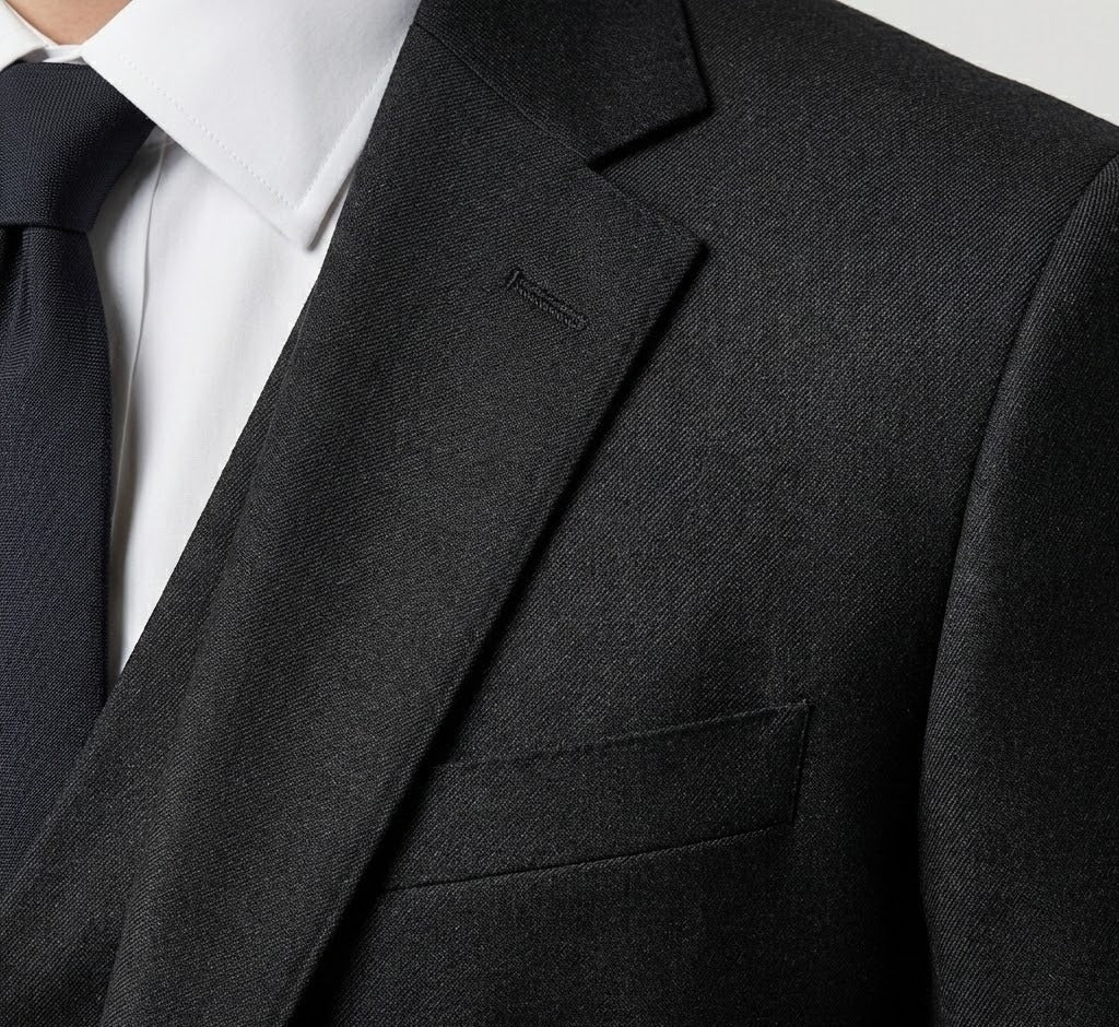 The Midnight Charcoal 3-Piece Suit | Premium Polyviscose Formal Set-suits-VogueNThreads