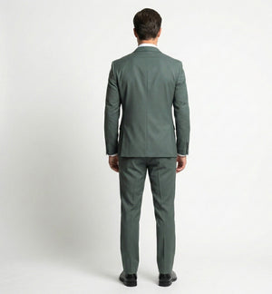 The Modern Slate Green 2-Piece Suit | Tailored Fit-suits-VogueNThreads