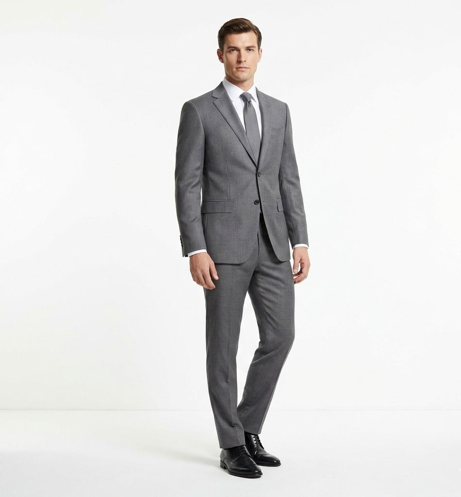Titanium Slate Executive 2-Piece Suit-suits-VogueNThreads