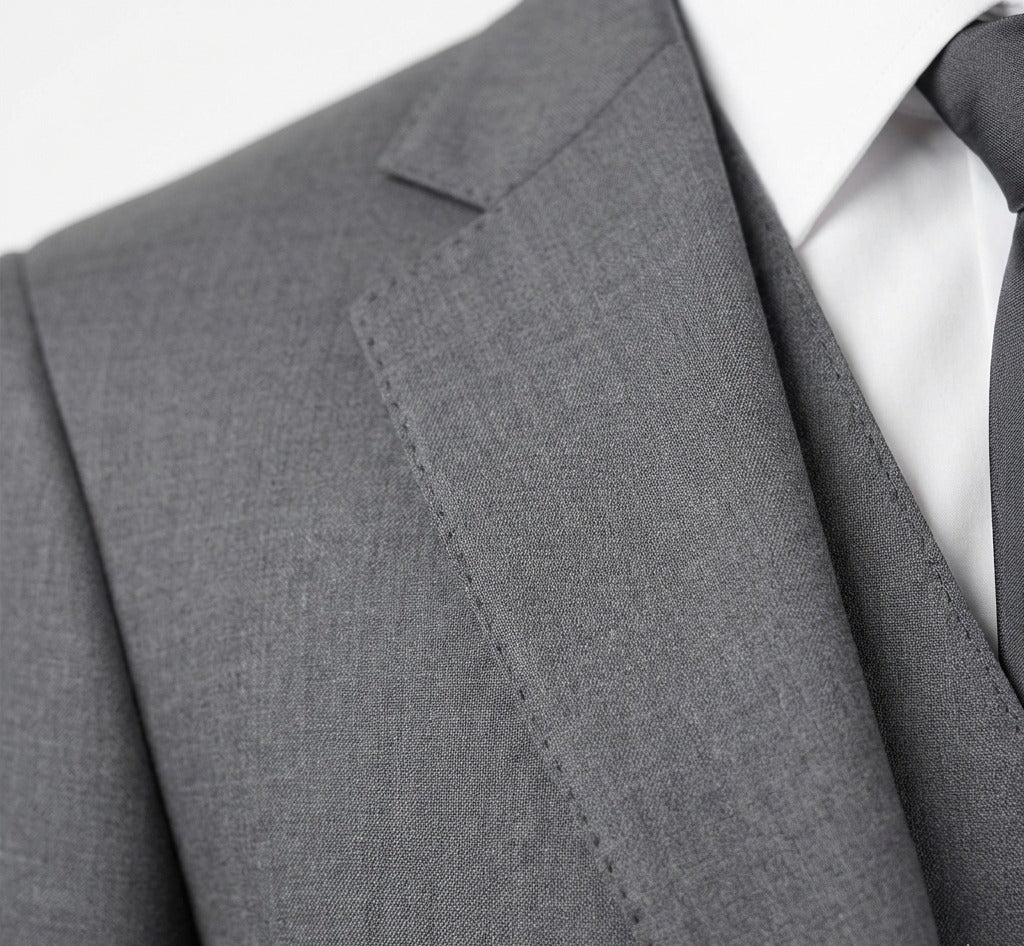 Titanium Slate Executive 3-Piece Suit-suits-VogueNThreads