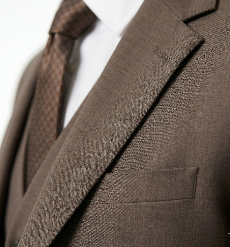 Tuscan Earth Reserve 3-Piece Suit-suits-VogueNThreads