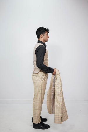 VogueNThreads 3-Piece suit- Custom Fit High-End Formalwear for Every Occasion-VogueNThreads