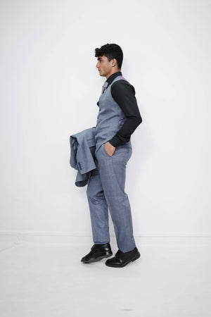 VogueNThreads 3-Piece suit- Custom Fit High-End Formalwear for Every Occasion-VogueNThreads