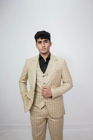 VogueNThreads 3-Piece suit- Custom Fit High-End Formalwear for Every Occasion-VogueNThreads