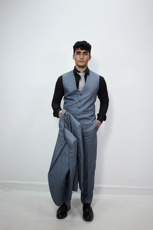 VogueNThreads 3-Piece suit- Custom Fit High-End Formalwear for Every Occasion-VogueNThreads