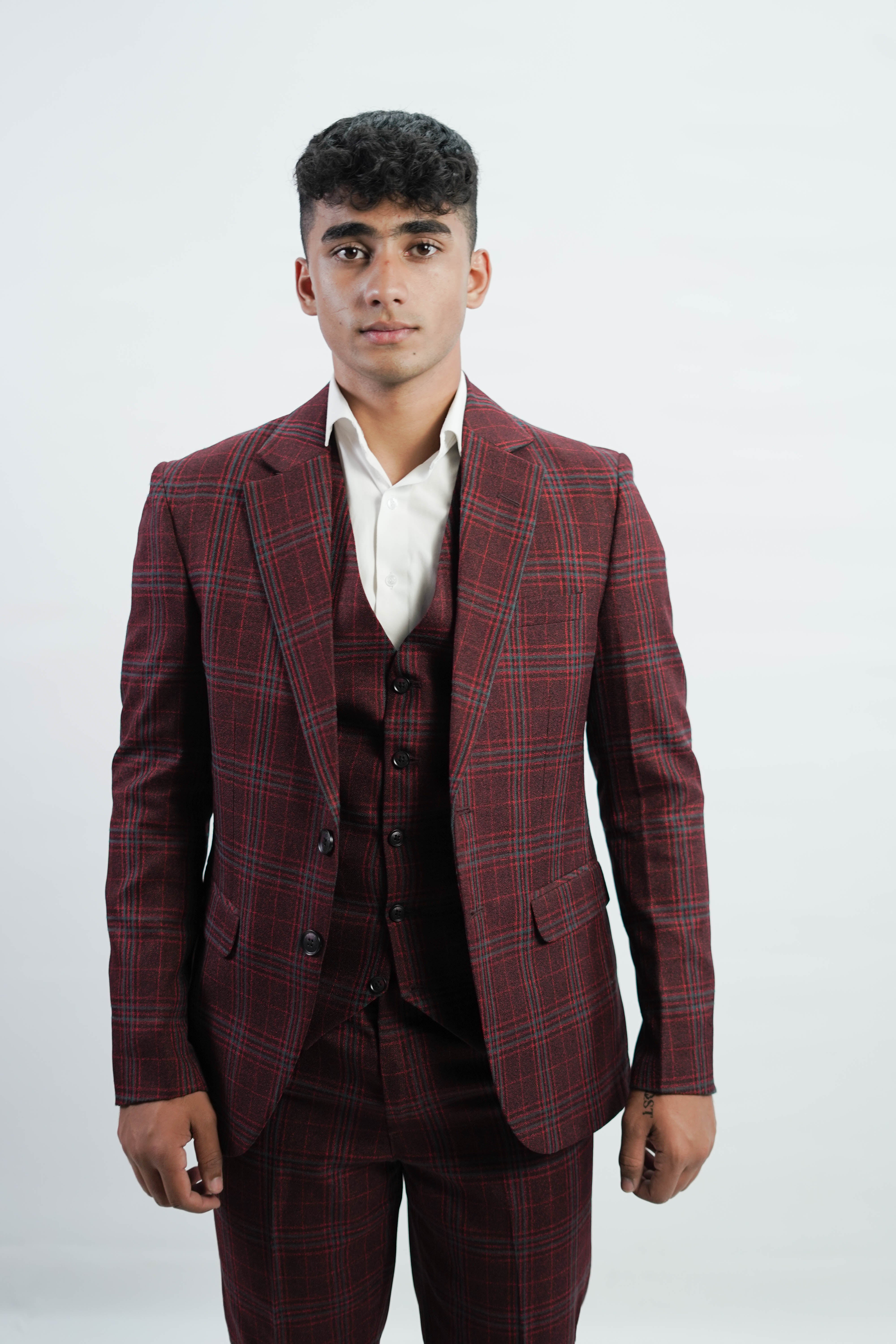 VogueNThreads 3-Piece suit- Custom Fit High-End Formalwear for Every Occasion-suits-VogueNThreads