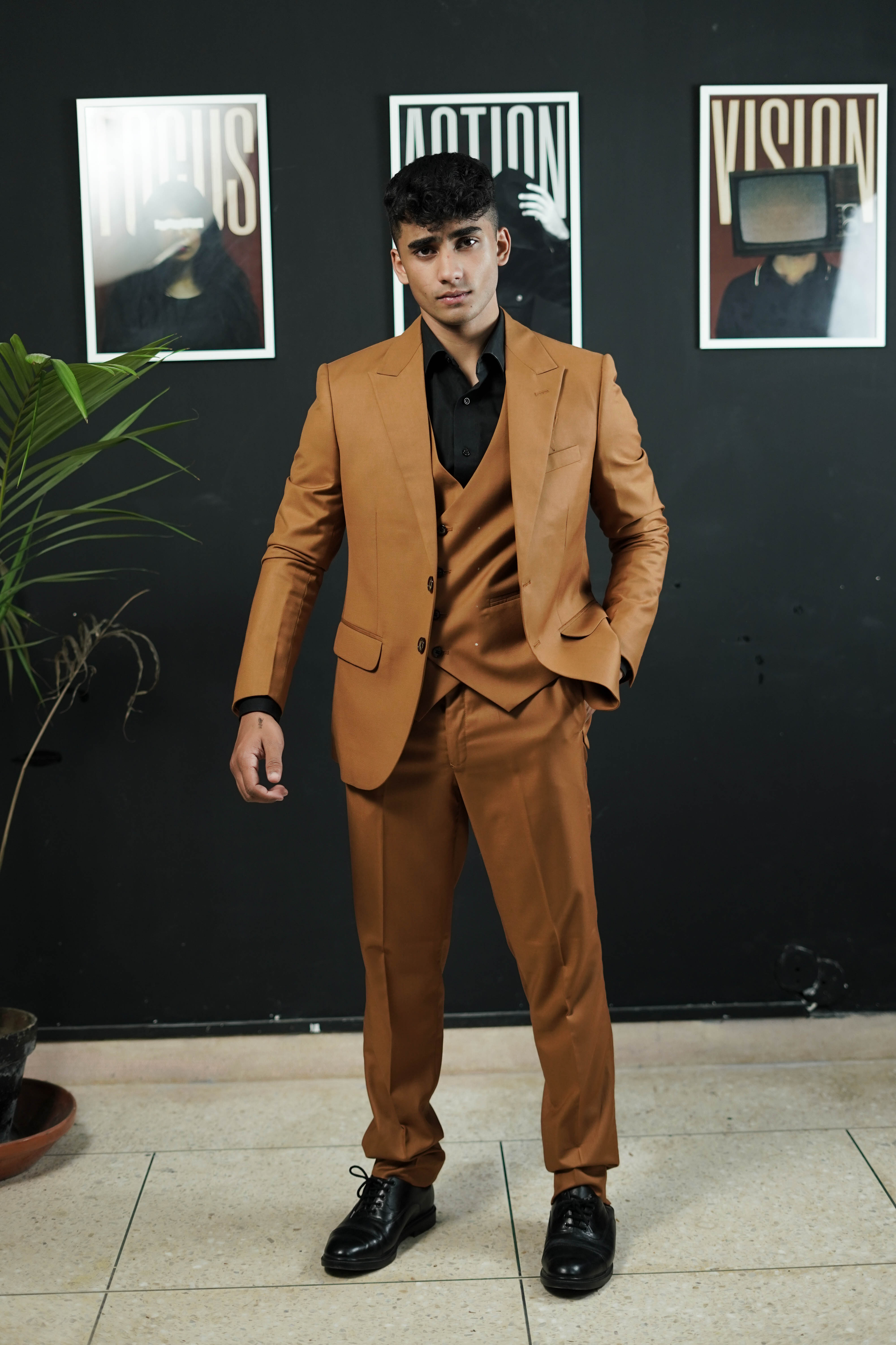 VogueNThreads 3-Piece suit - Elegant Formal Wear for Weddings & Events-VogueNThreads