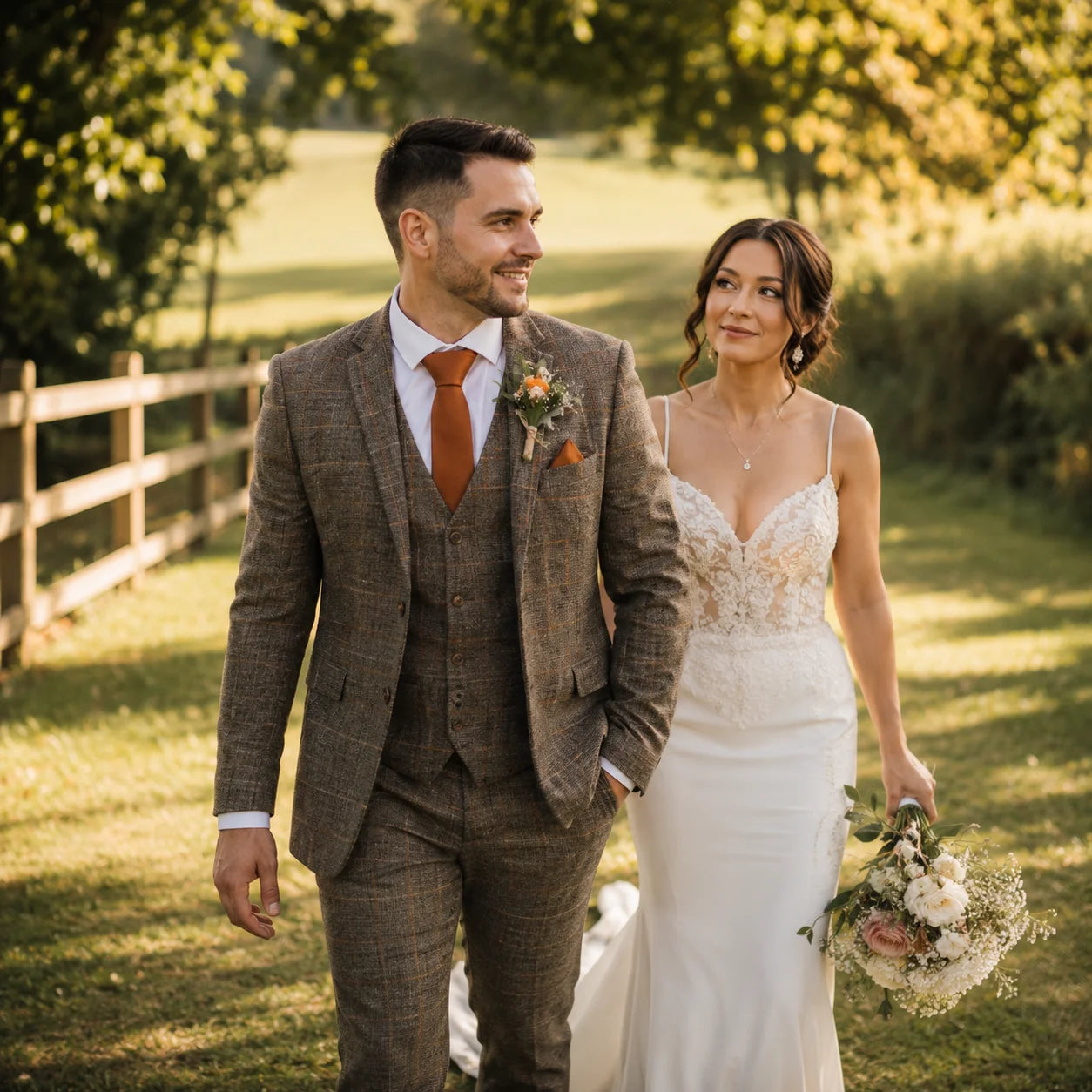 Men's wedding suit