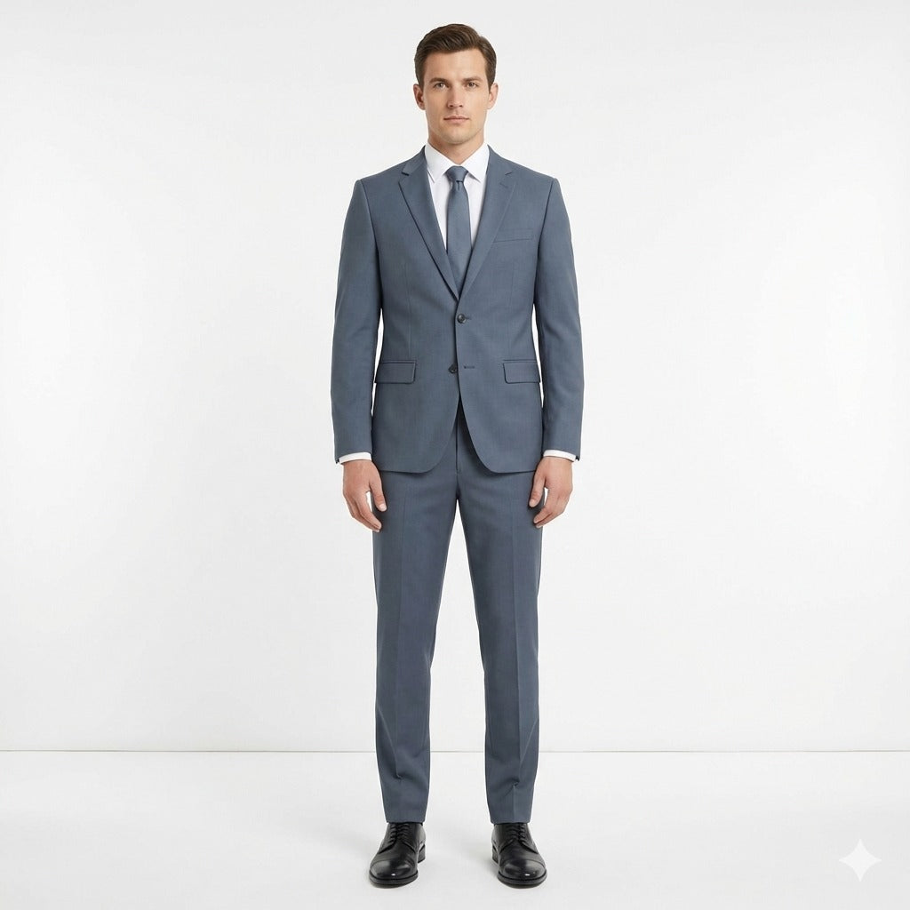 Cerulean Steel Executive 2-Piece Suit