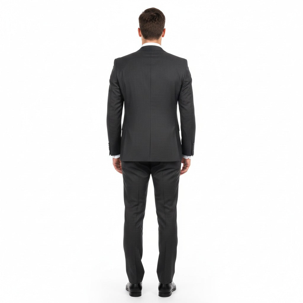 Obsidian Charcoal – Premium 2-Piece Suit