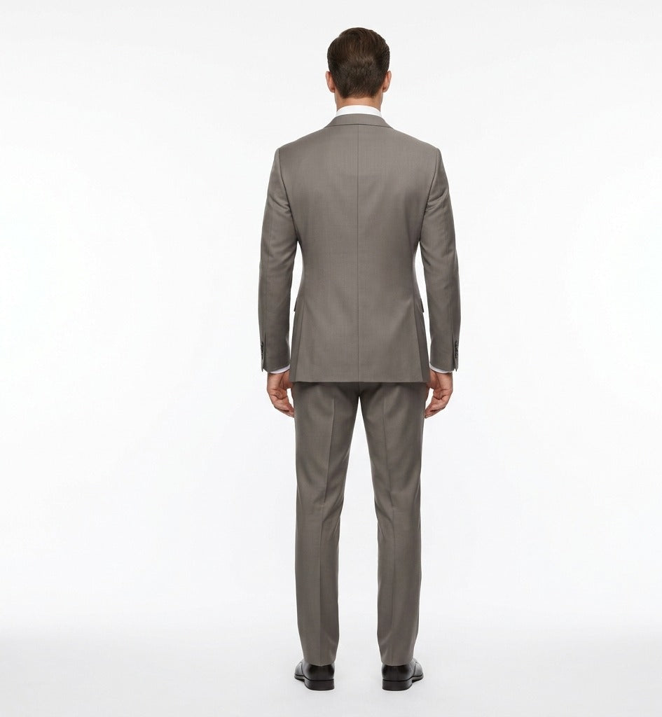 Steel Slate Twill – Executive 3-Piece Suit