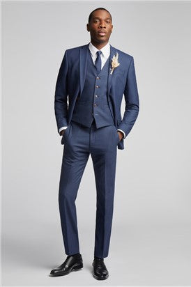 Antique Rogue Navy Texture Suit